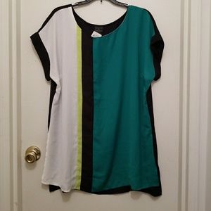 Worthington Color blocked Tunic